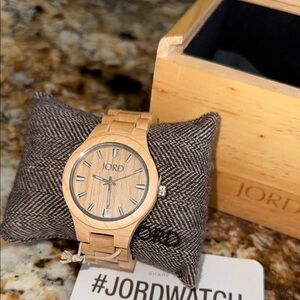 JORD Wooden Watch in Natural and Brown